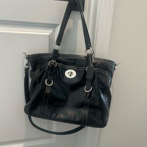 Large coach crossbody shoulder bag
